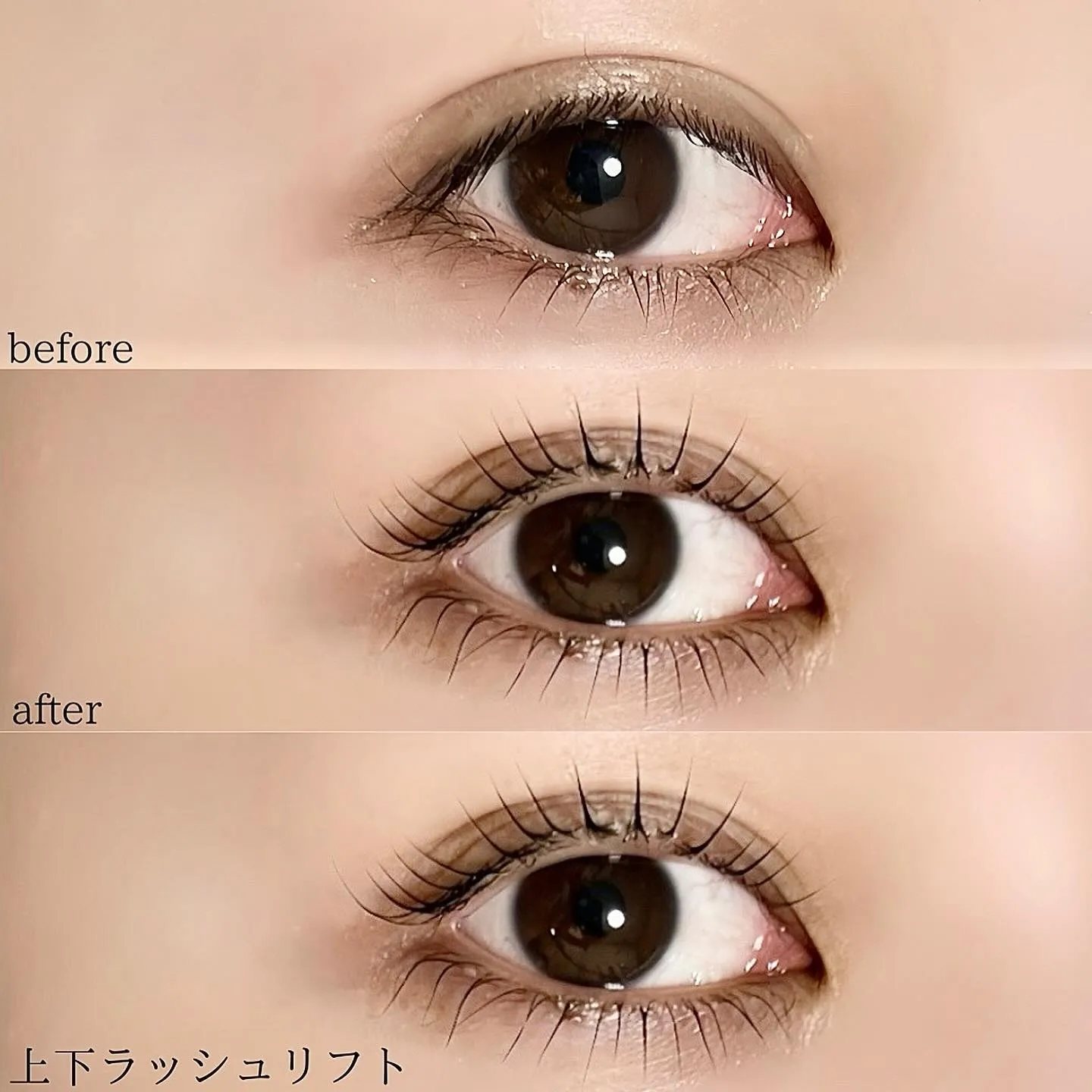 【すっぴんでも盛れるまつ毛　近江八幡　上下パーマ🌷】
